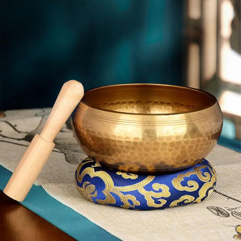 Tibetan Singing Bowl Set (3.5″ Original) (8cm)(9.5cm)