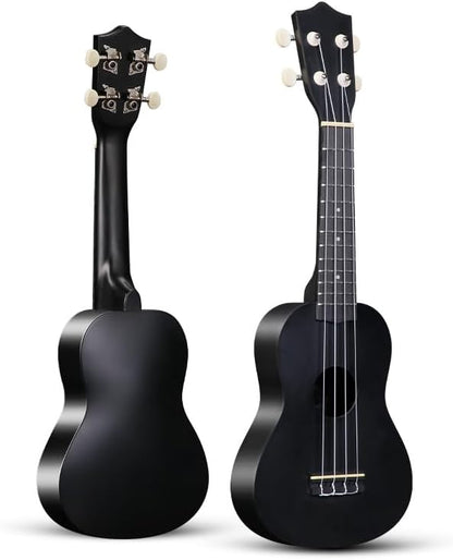 Soprano Ukulele for Beginner 21 Inch with Bag Wood