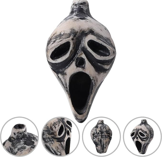 Aztec Death Whistle, Loudest Human Sounding Screams 125+ dB Skull Death Whistle Human Sounding