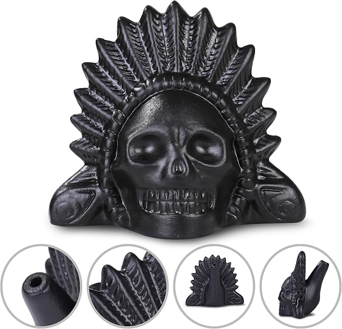 Screaming Aztec Death Whistle Human Mayan Death Whistle Gifts for Men Unique Rare Finds