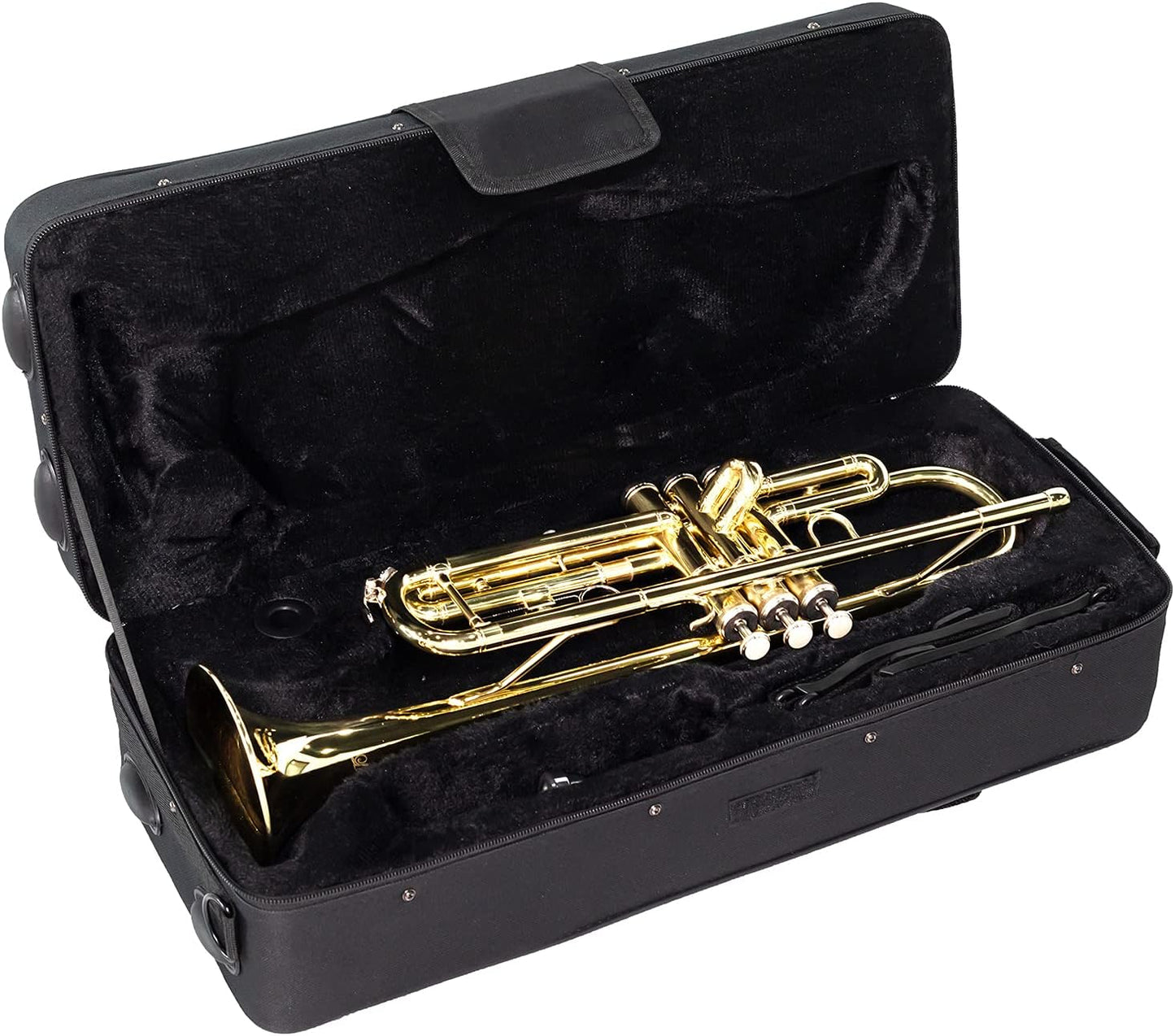 LeLeSage Standard Bb Flat Trumpet for Student Beginners Brass with 7c Mouthpiece Trumpet Cleaning Kit Valve Oil